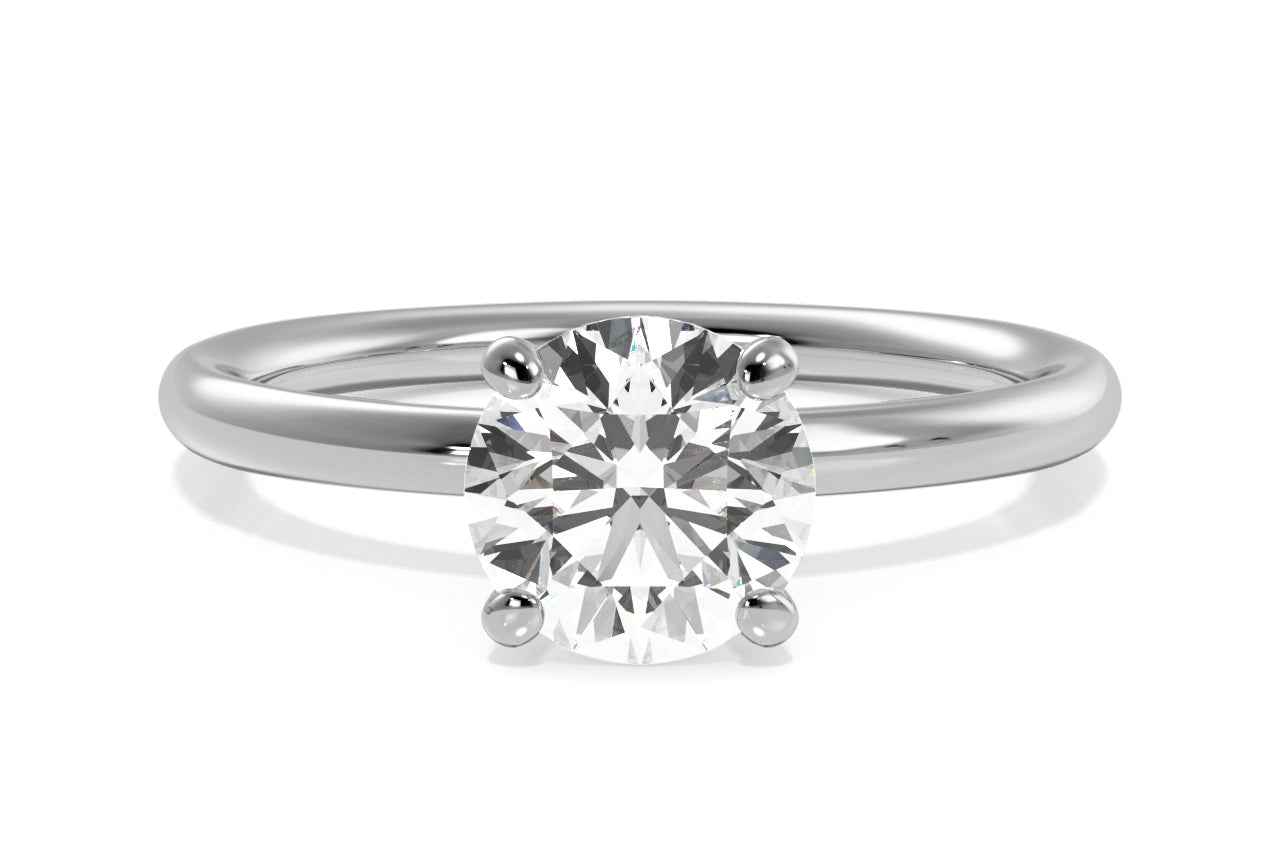 The Elodie Solitaire / 1.50 Carat Oval Lab Diamond