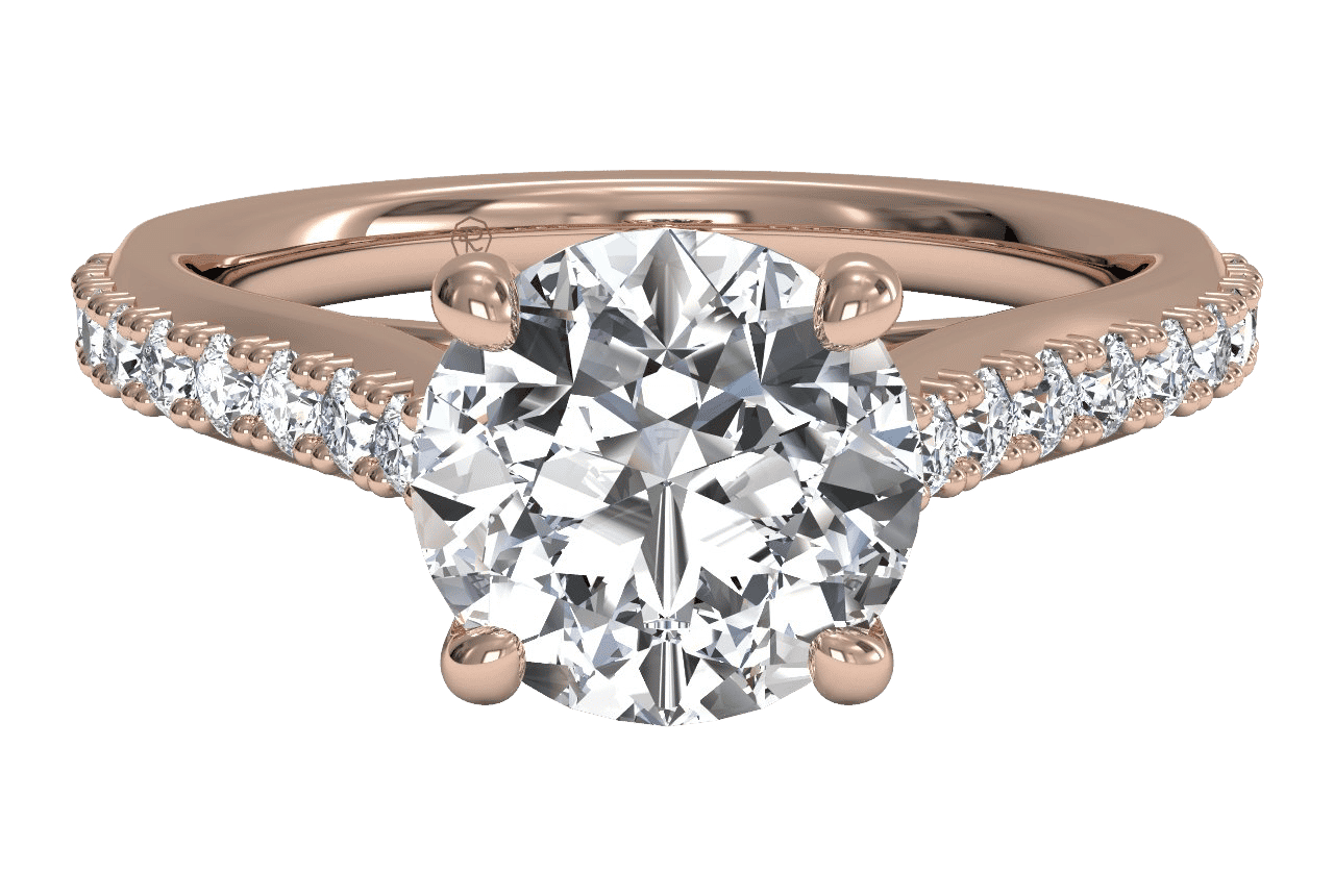The Rose / 0.63 Carat Round Lab Diamond