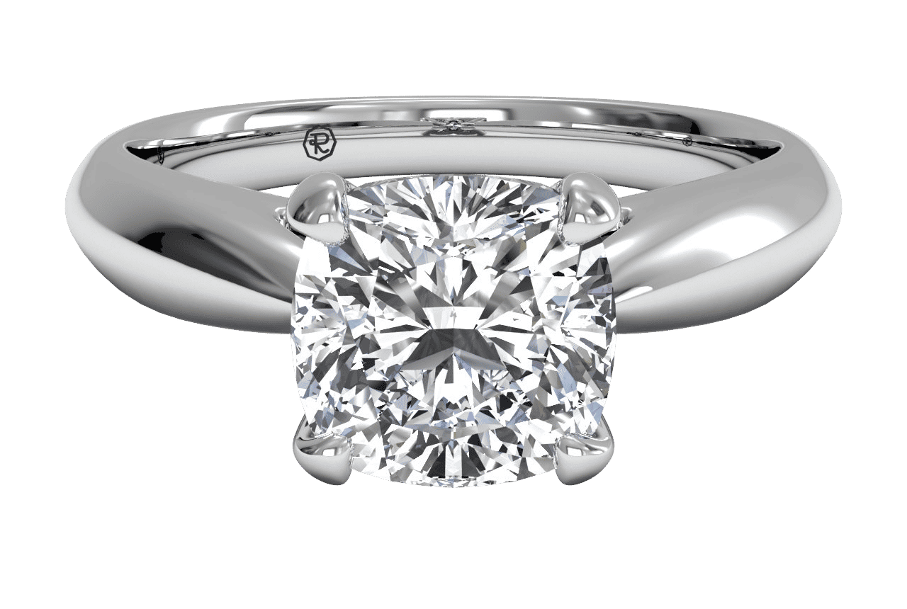 The Jasmine Solitaire / 2.14 Carat Cushion Diamond