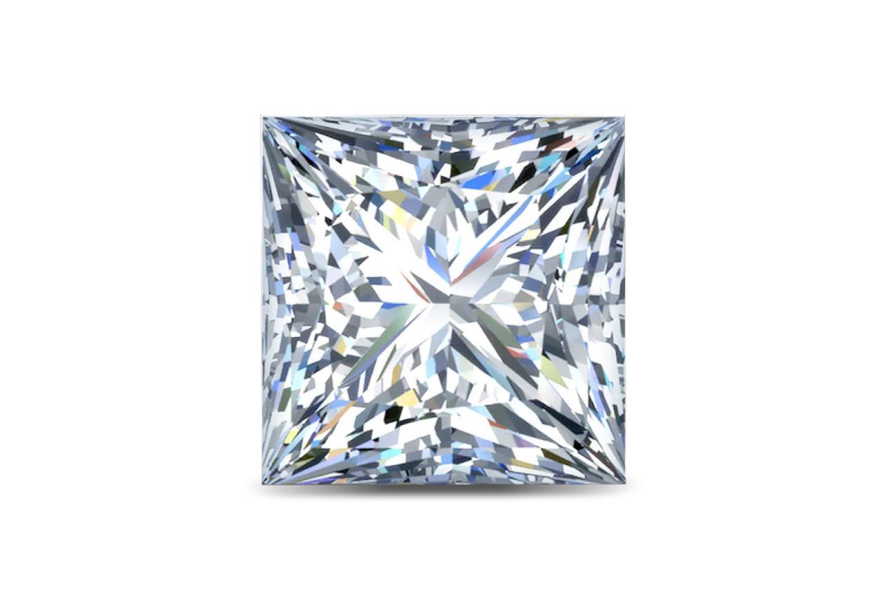 0.73 Carat Princess Lab Diamond