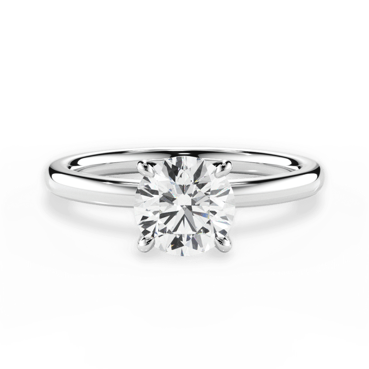 The Elodie Solitaire / 3.01 Carat Round Lab Diamond