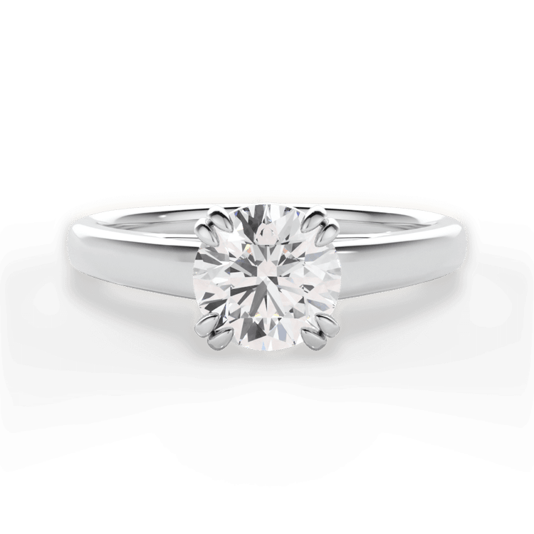The Kendra Solitaire / 3.01 Carat Round Lab Diamond