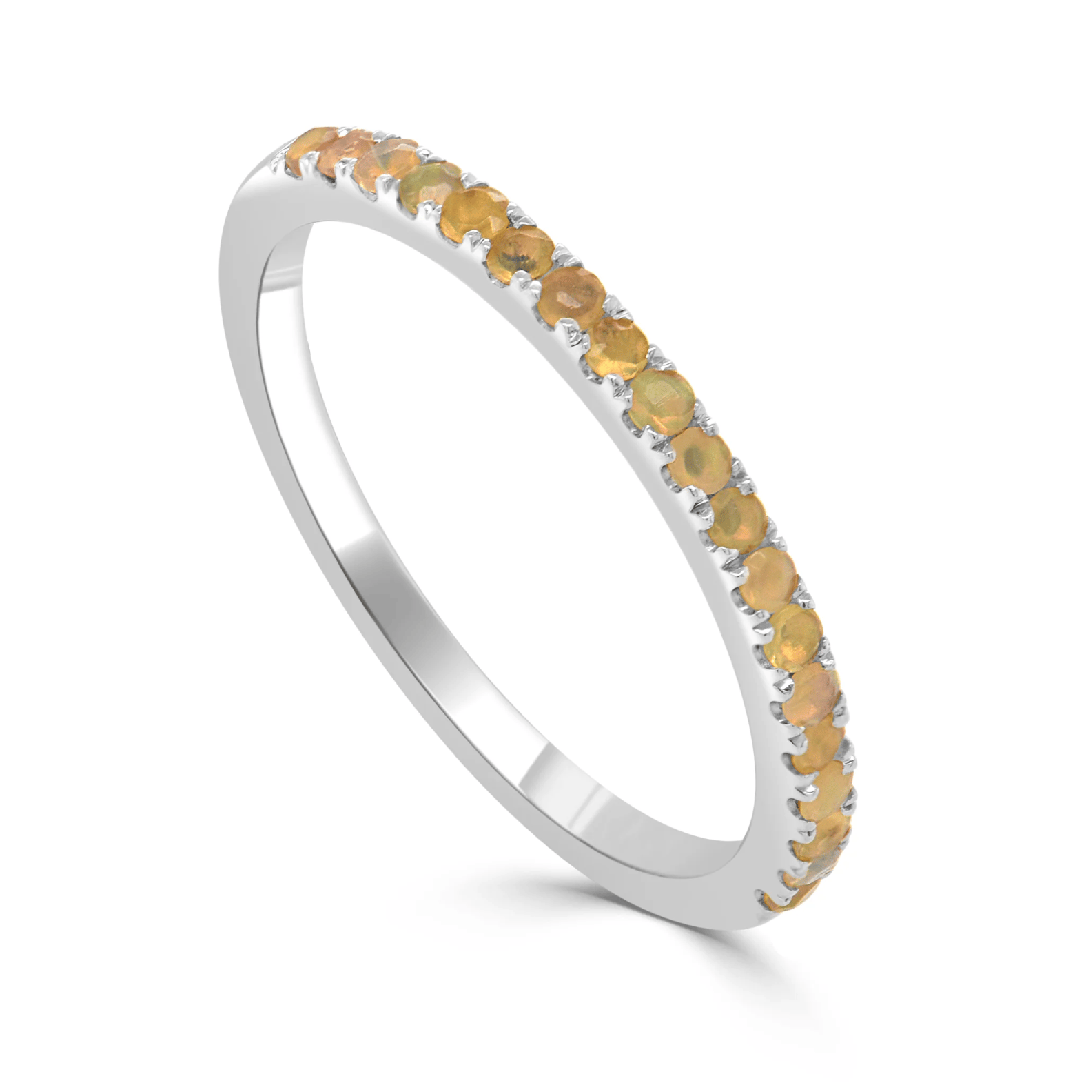 14kt Gold & Birthstone Stackable Ring