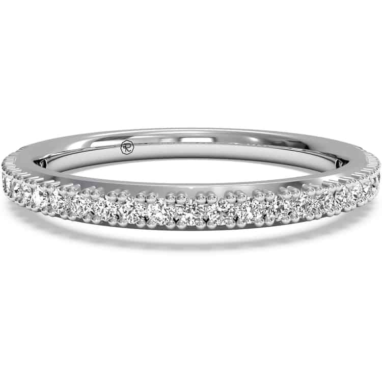 18kt white gold/top