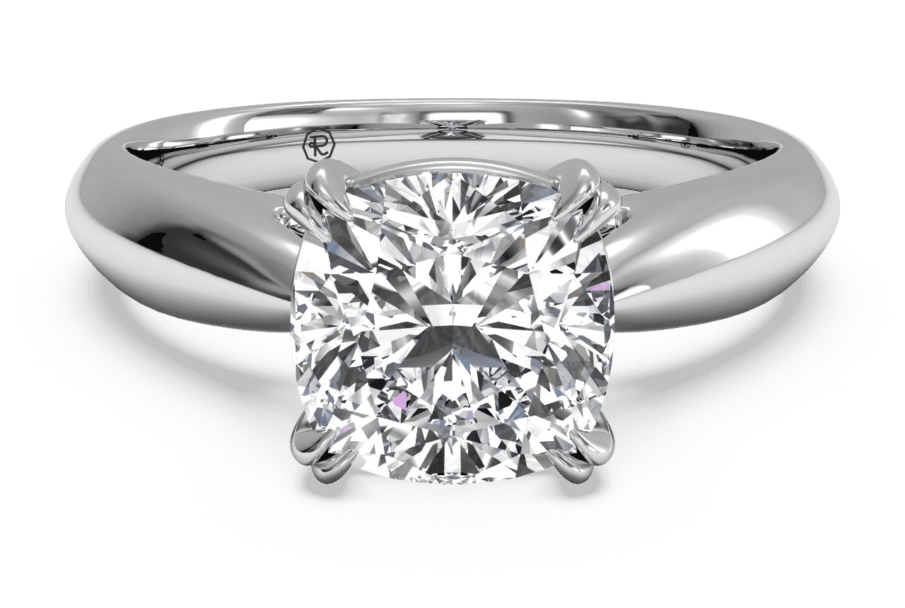 The Cordelia Solitaire / 0.60 Carat Cushion Diamond