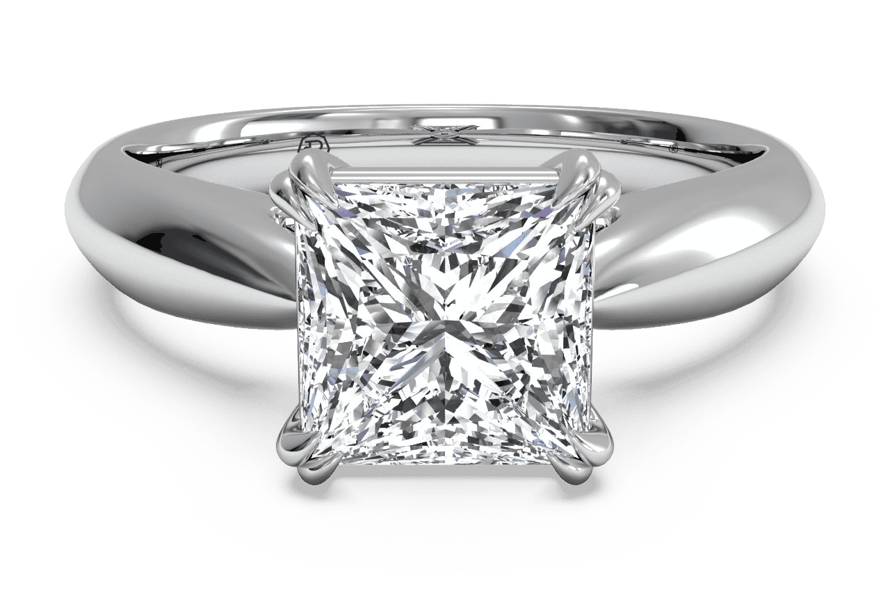 The Cordelia Solitaire / 0.50 Carat Princess Diamond