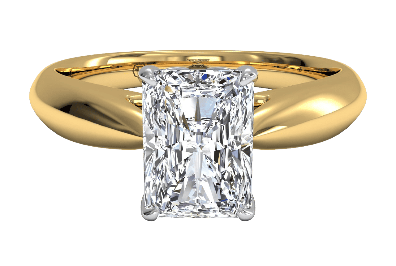 The Jasmine Solitaire / 0.71 Carat Radiant Diamond