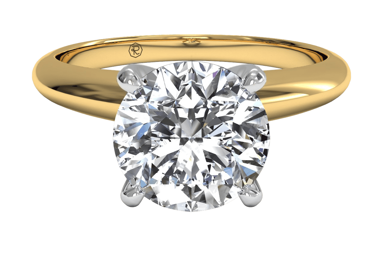 The Milena Solitaire / 0.61 Carat Round Lab Diamond
