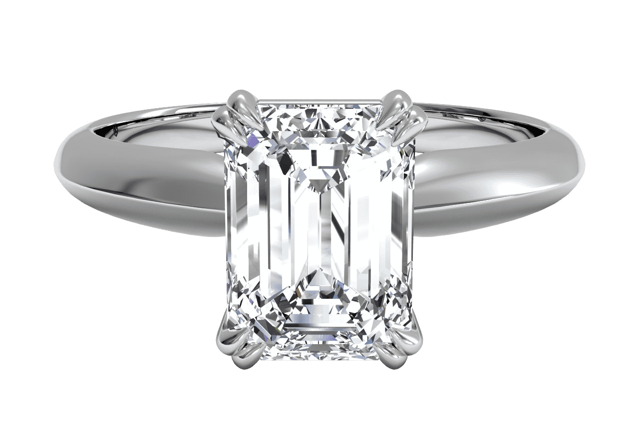 The Tallulah Solitaire / 0.70 Carat Emerald Lab Diamond