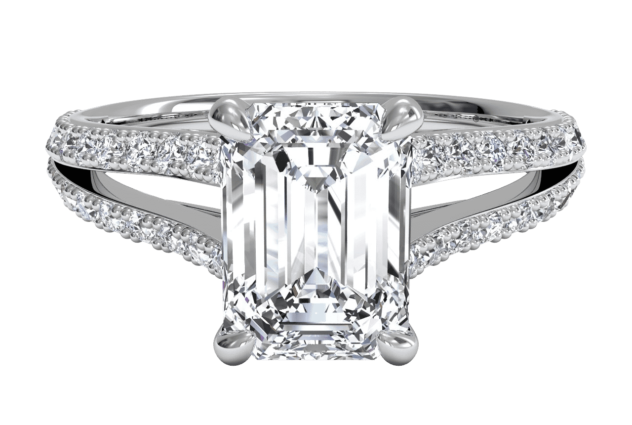 The Bicia / 0.70 Carat Emerald Lab Diamond