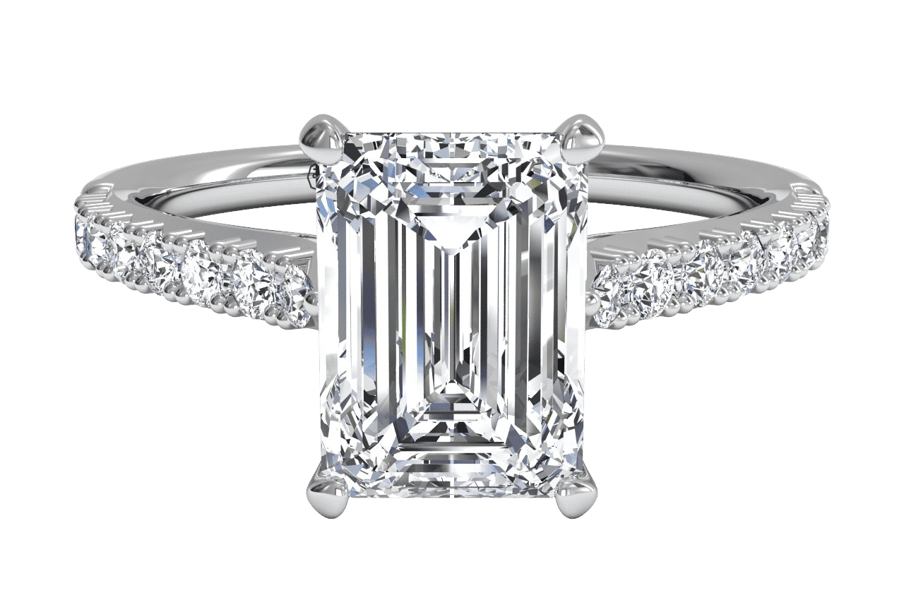 The Adele / 0.65 Carat Emerald Lab Diamond