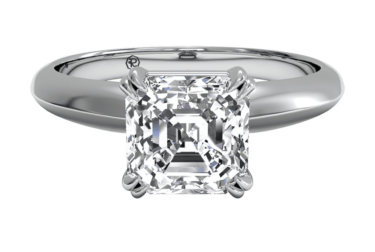 The Tallulah Solitaire / 0.72 Carat Asscher Diamond