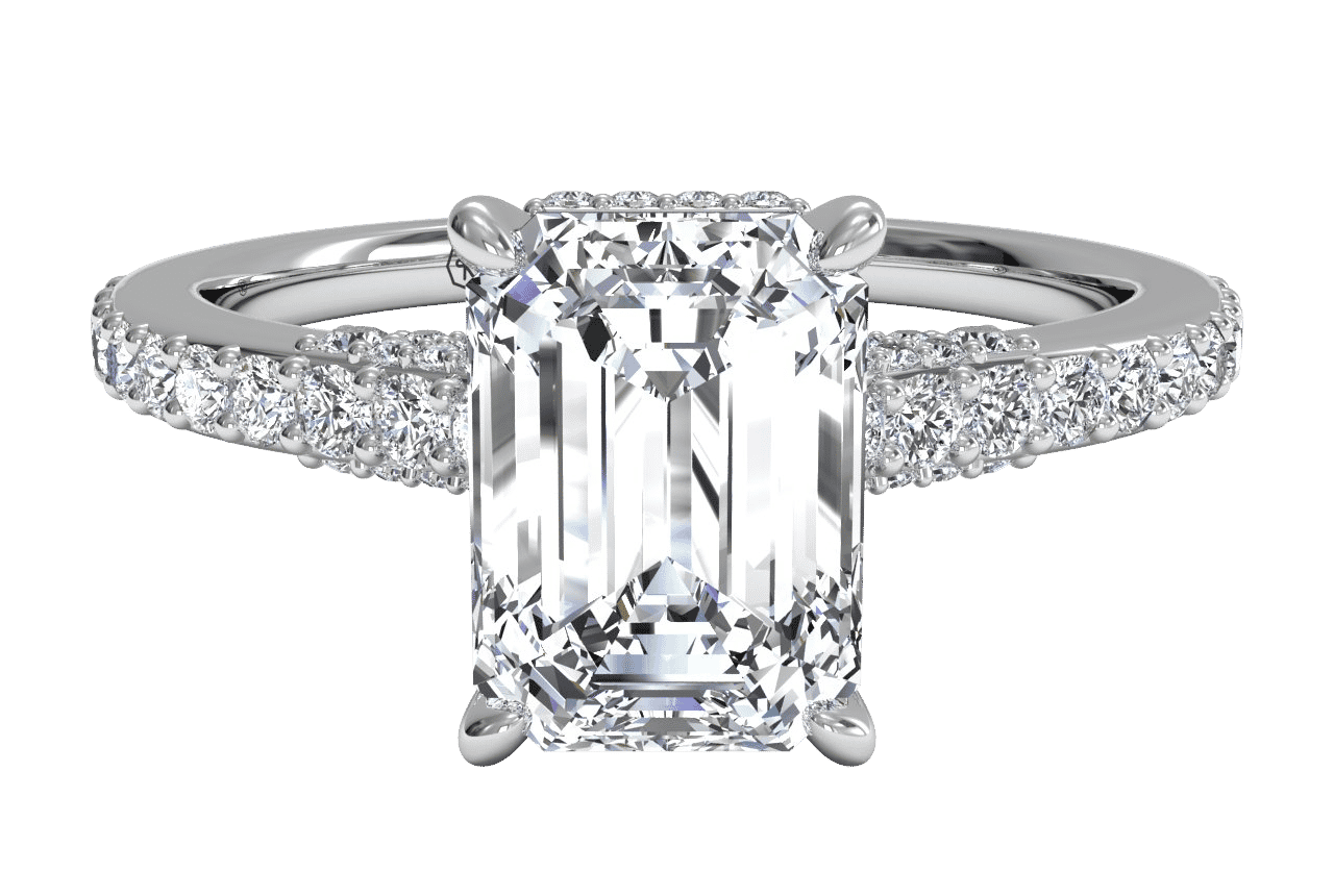 The Harper / 0.70 Carat Emerald Lab Diamond
