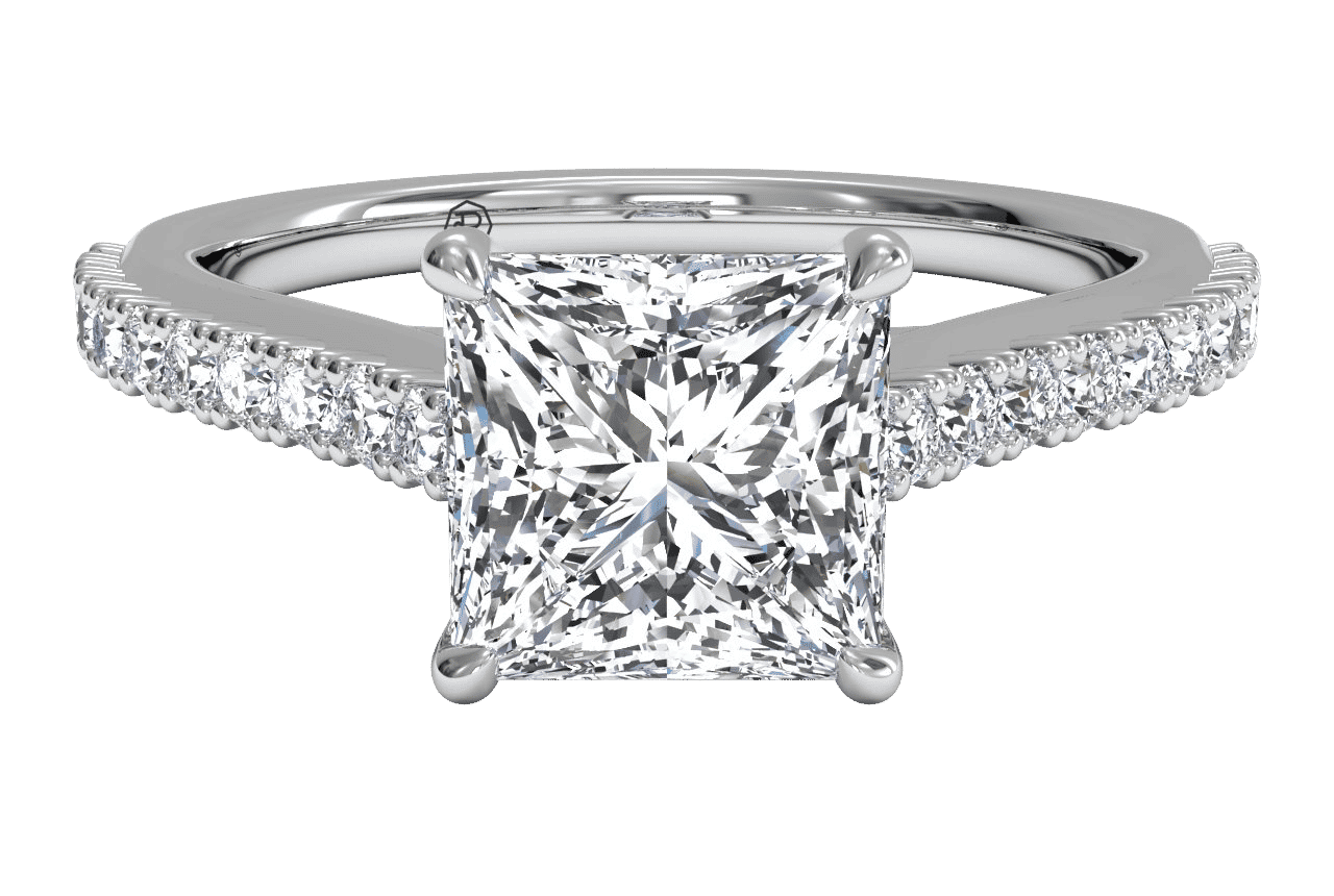 The Rose / 0.60 Carat Princess Diamond