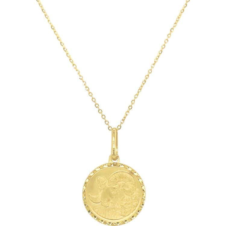 14kt Gold Zodiac Necklace