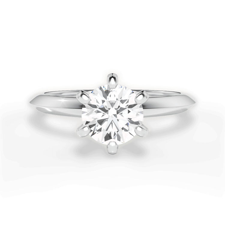 The Agnes Solitaire / 1.01 Carat Round Lab Diamond
