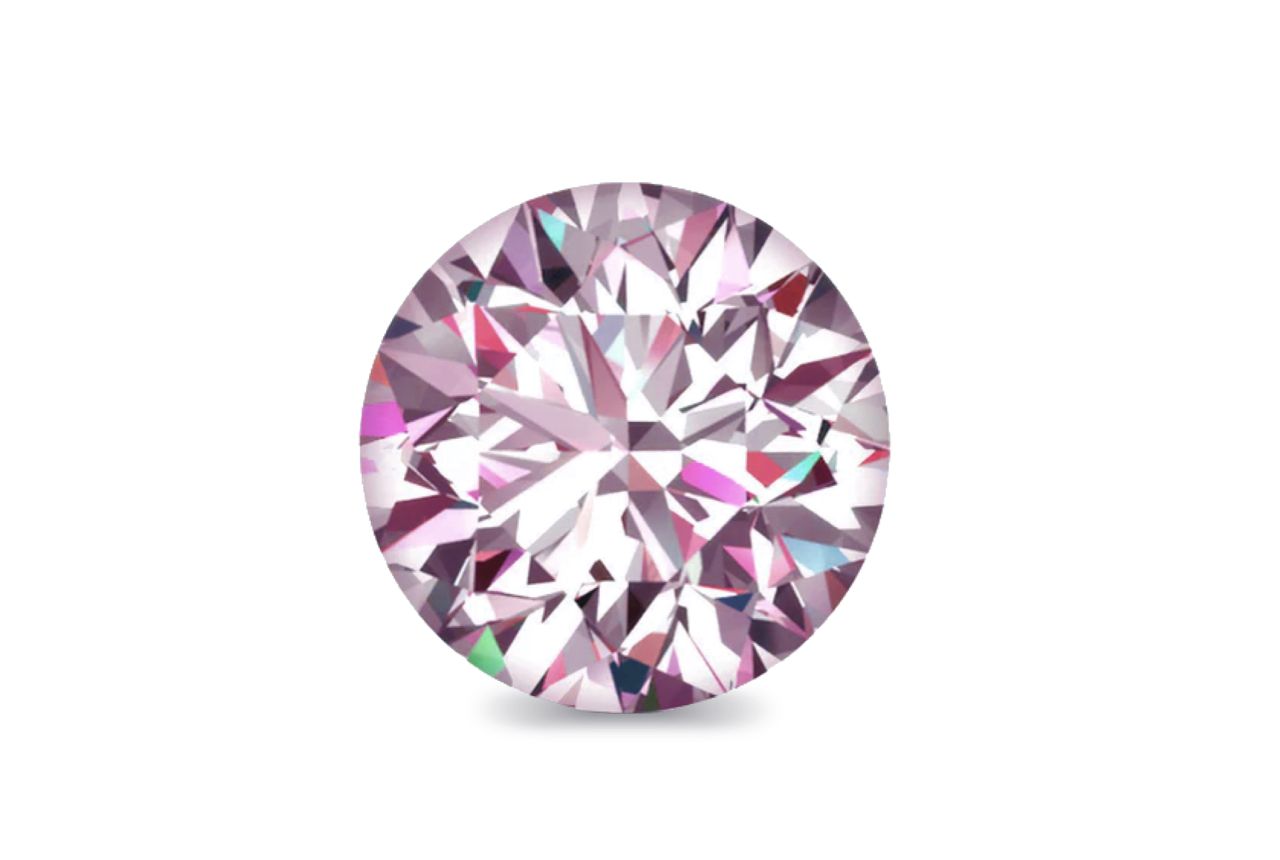 Pink Diamond Round Single sku D-8442RPC1NS