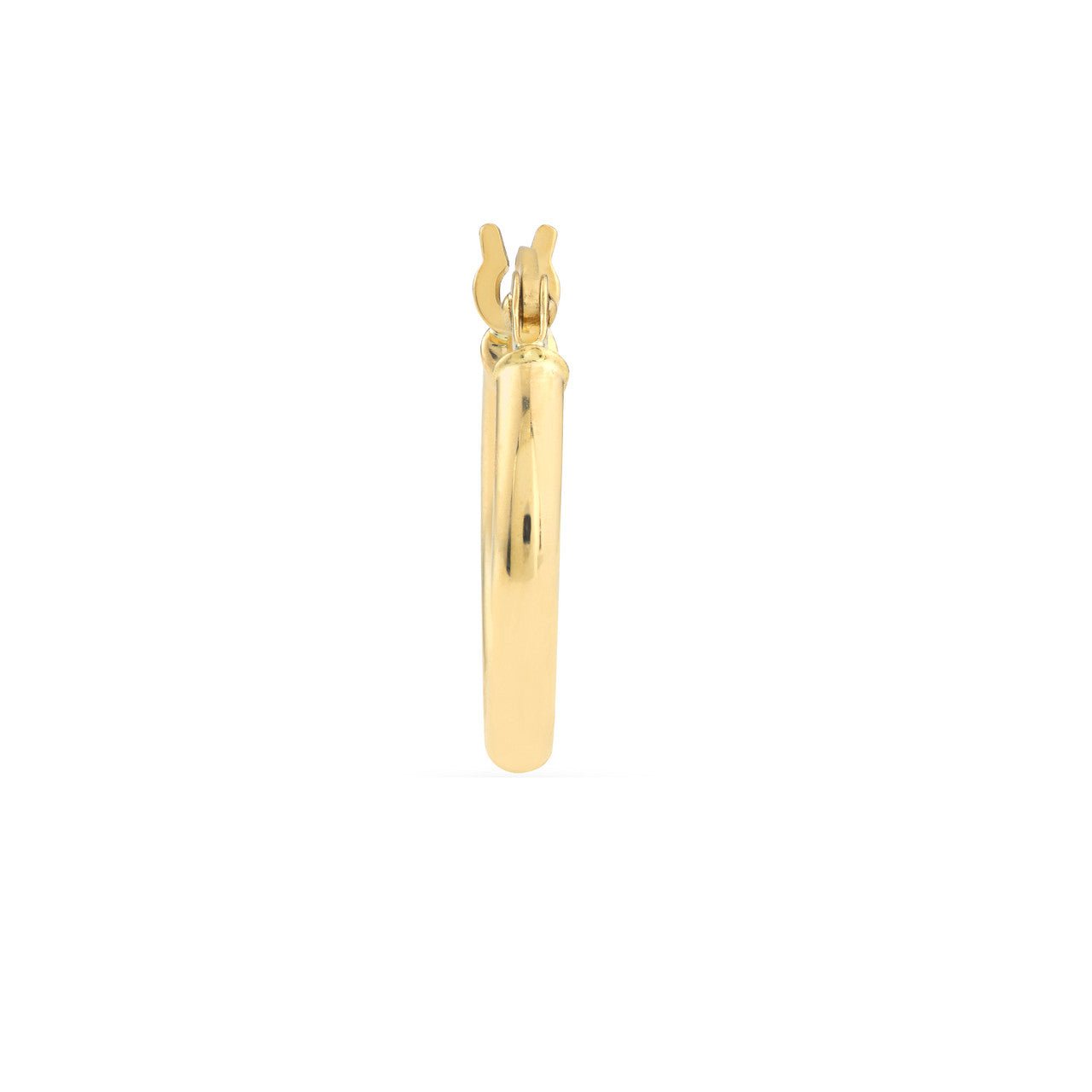 14kt yellow gold/15mm/side
