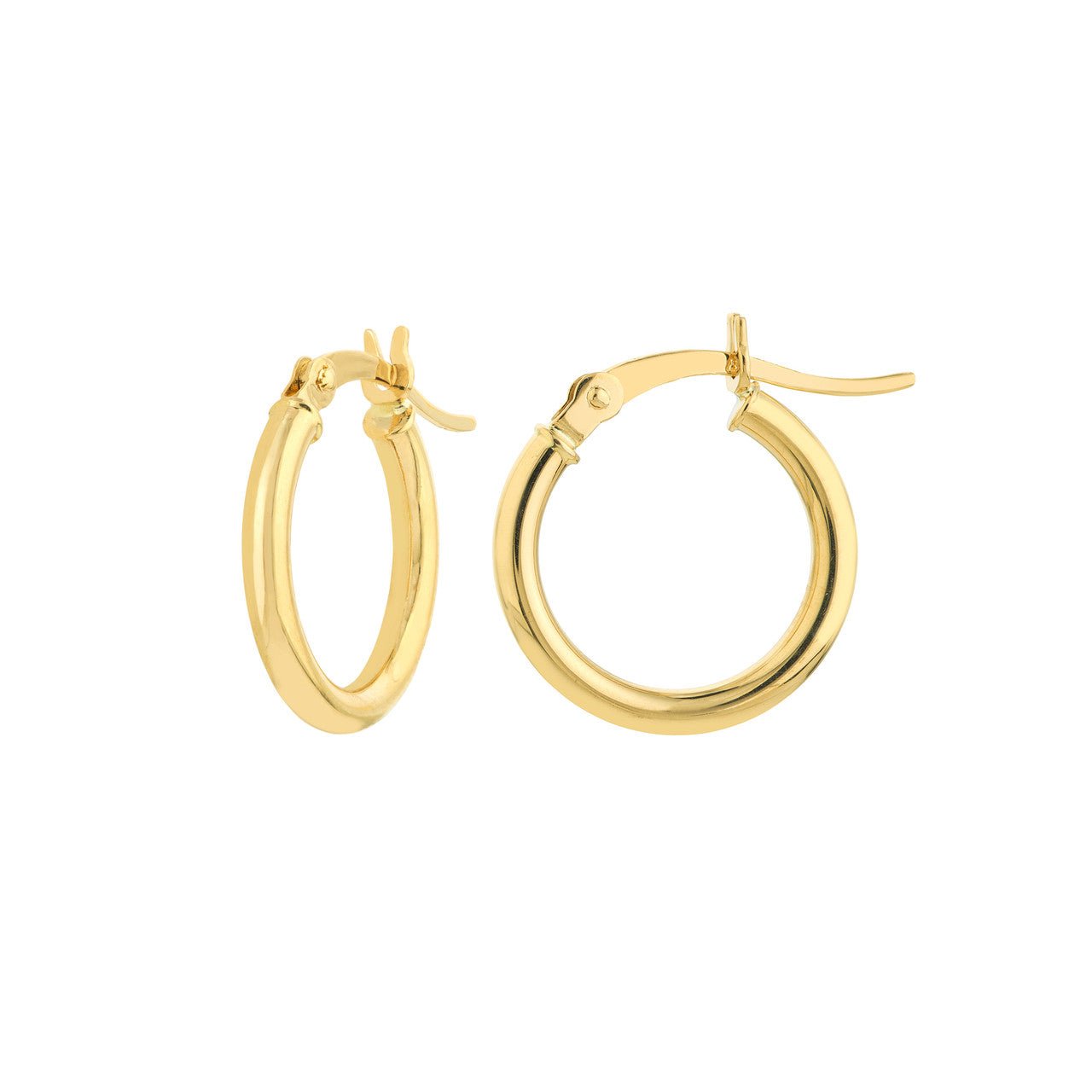 14kt yellow gold/15mm/top