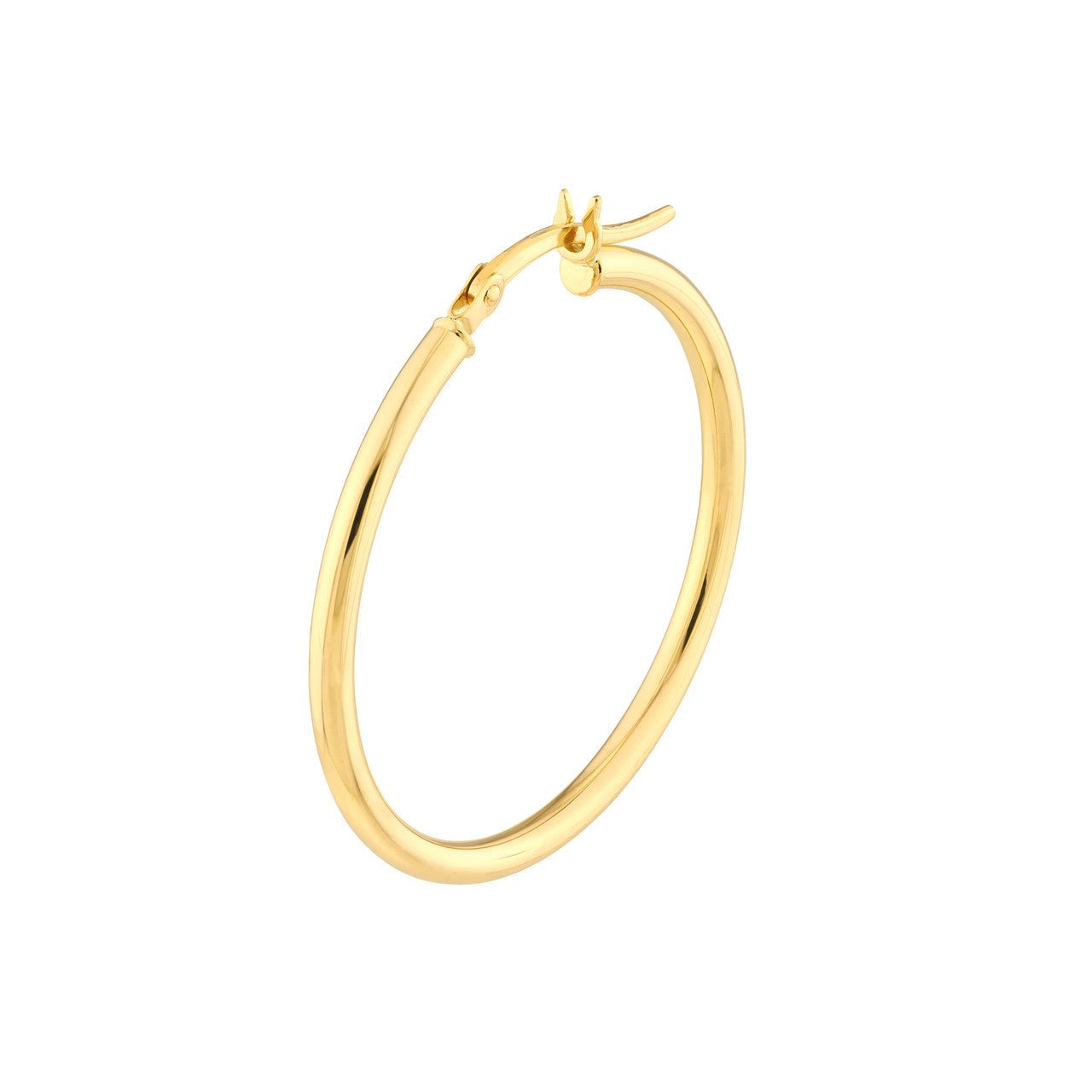 14kt yellow gold/30mm/side