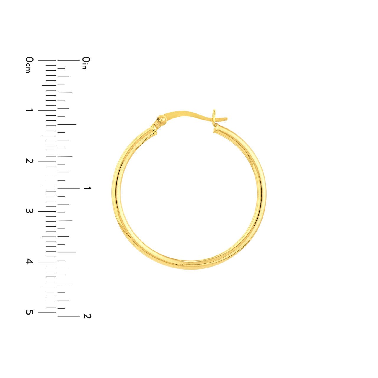14kt yellow gold/30mm/perspective