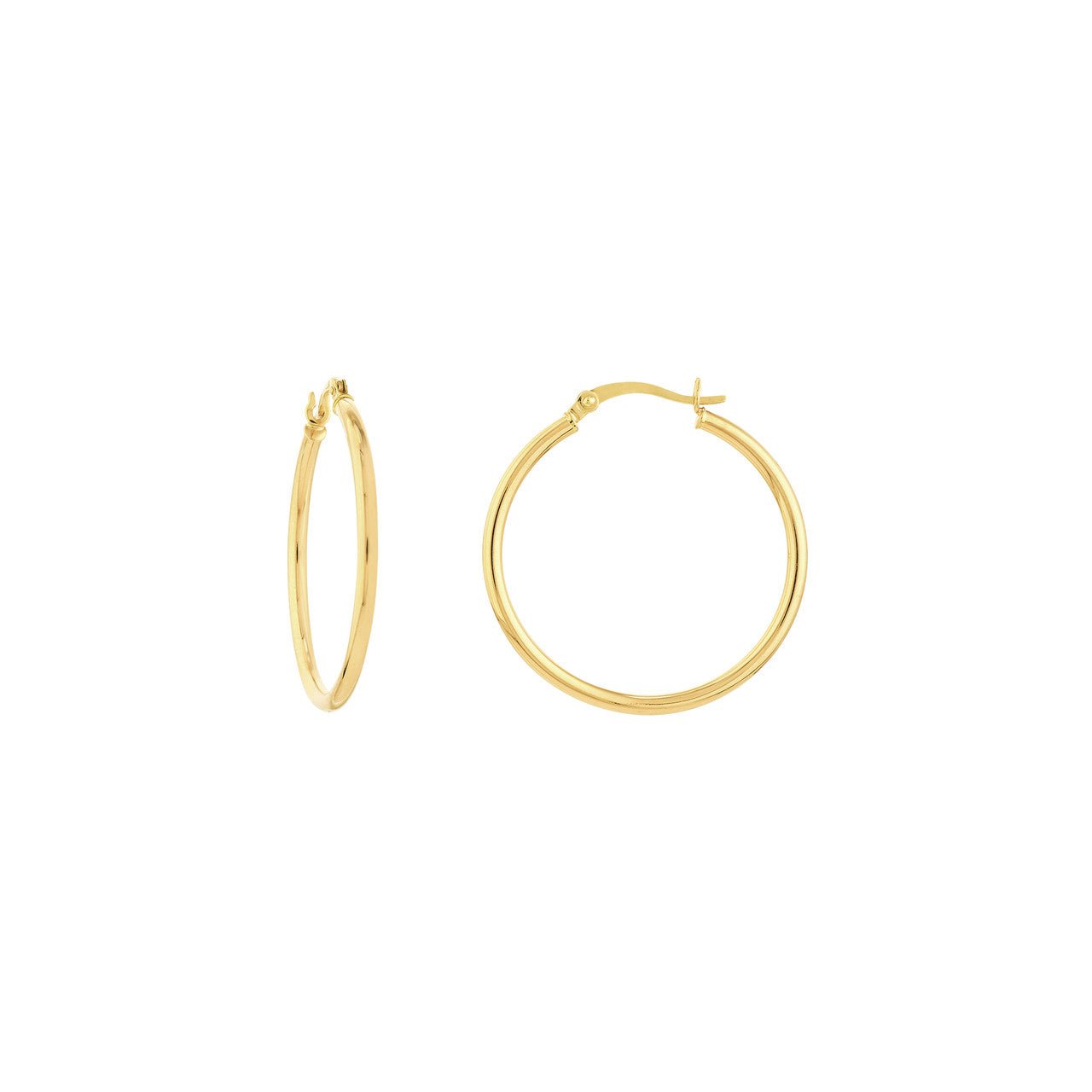 14kt yellow gold/30mm/top