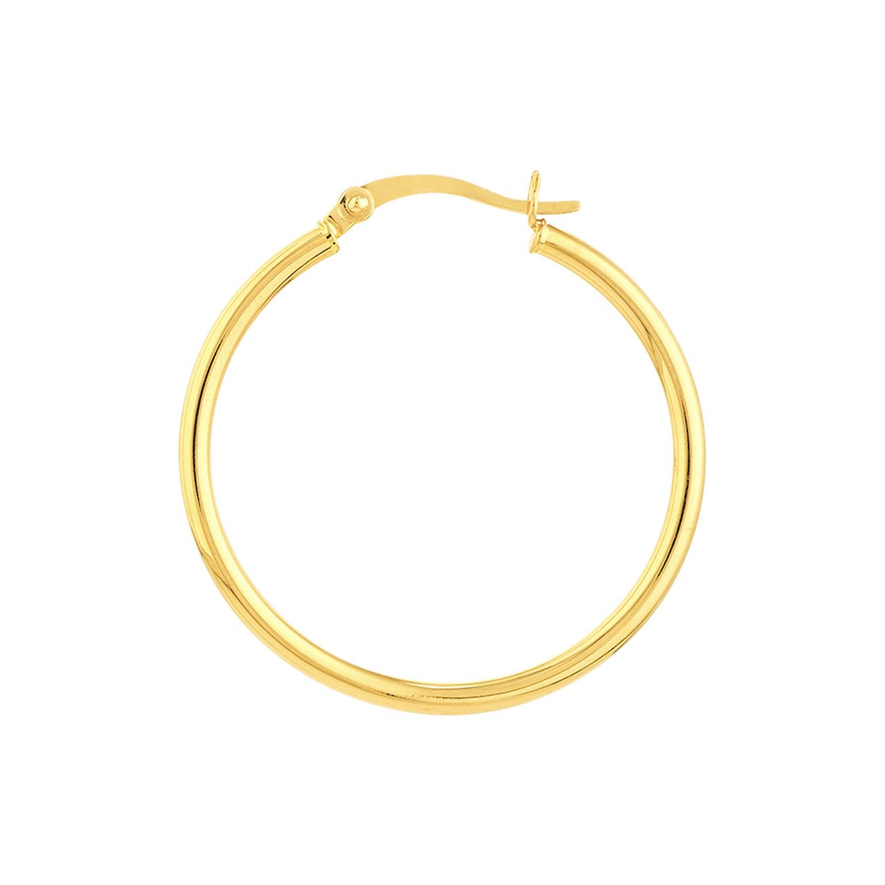 14kt yellow gold/30mm/front
