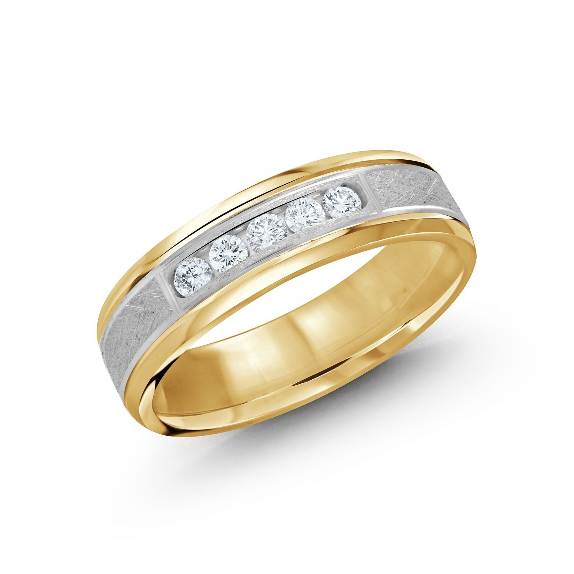 14kt Yellow Gold & 14kt White Gold/18kt Yellow Gold & 18kt White Gold/earth grown/lab grown/top