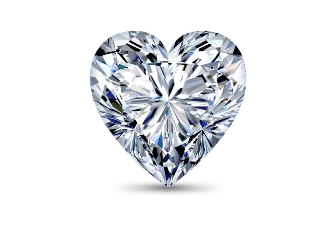 1.38 Carat Heart Lab Diamond