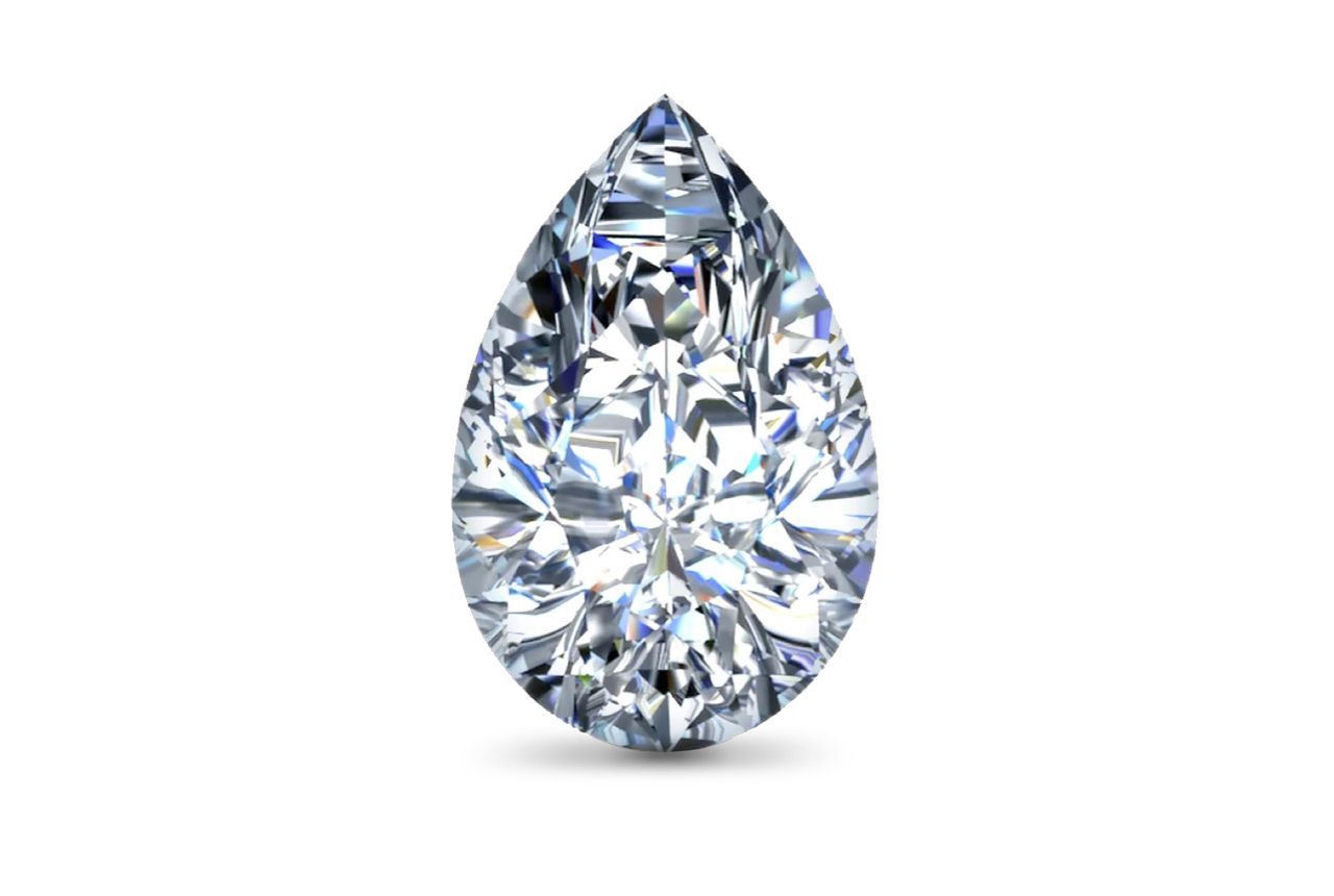 5.02 Carat Pear Diamond
