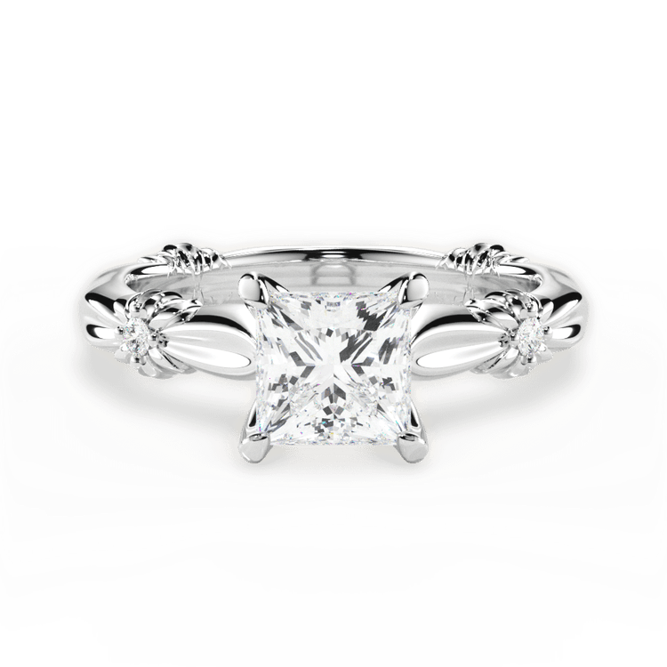The Edith / 6.53 Carat Princess Lab Diamond