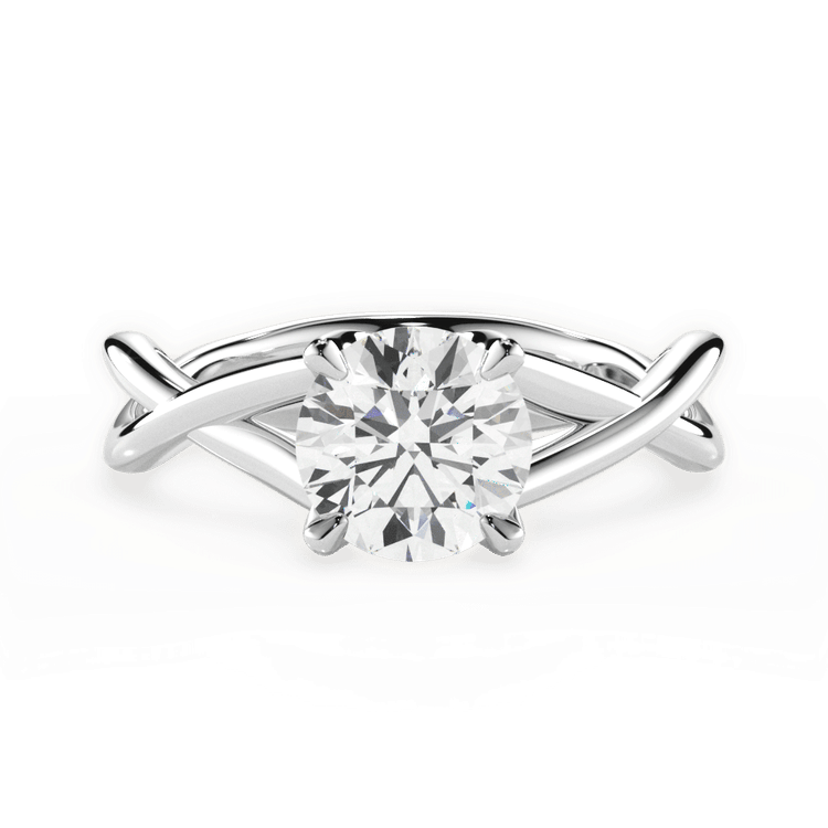 The Carmella Solitaire / 3.01 Carat Round Lab Diamond