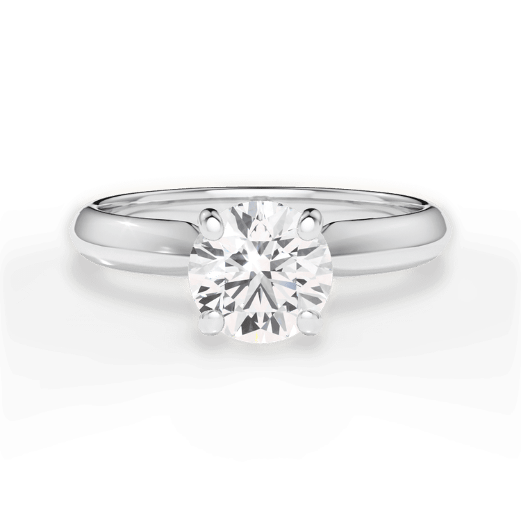 The Ottilie Solitaire / 3.01 Carat Round Lab Diamond