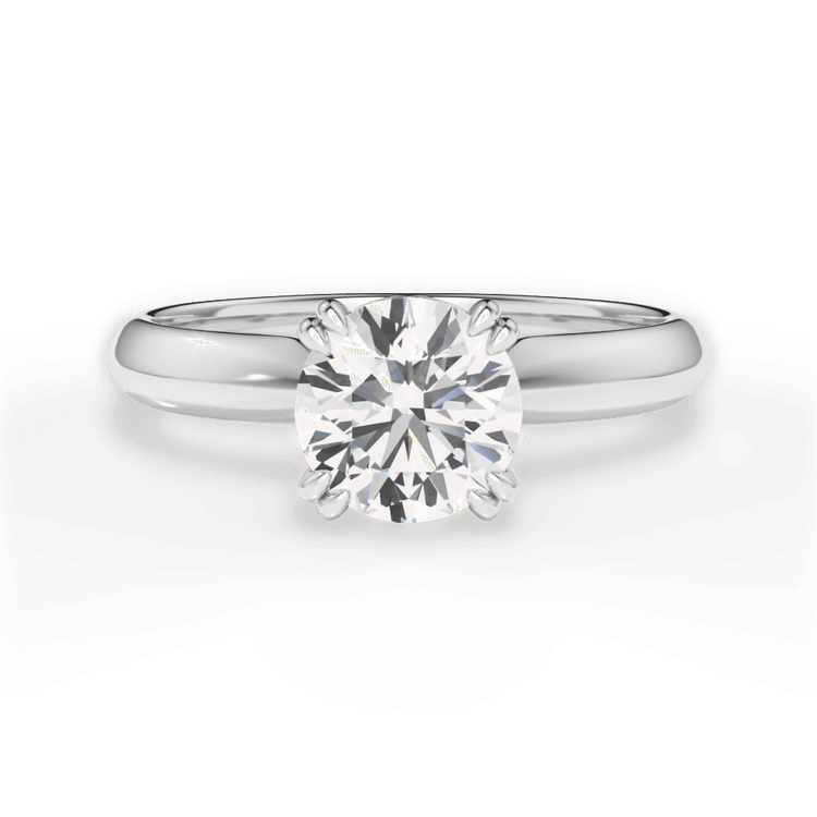 The Tallulah Solitaire / 3.01 Carat Round Lab Diamond