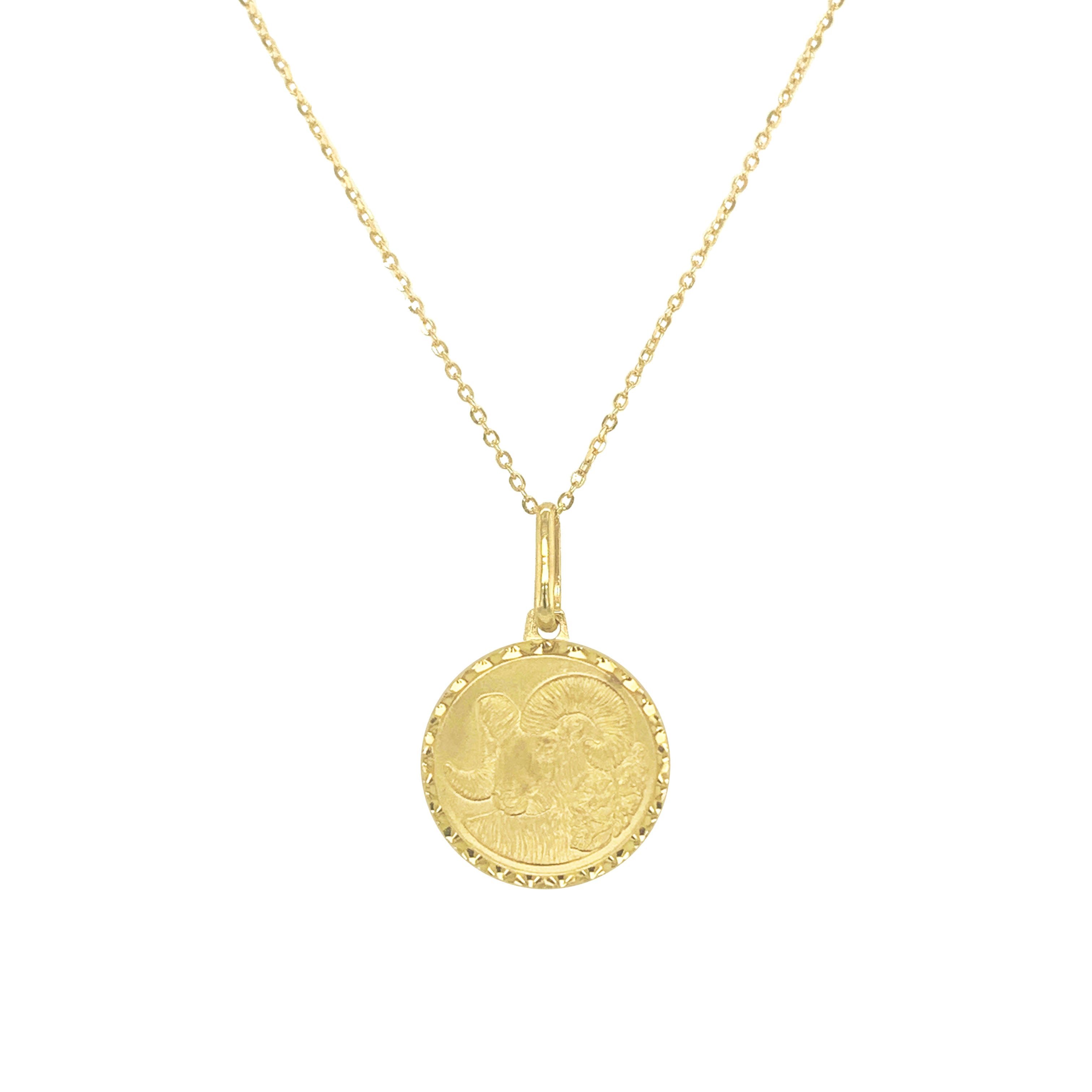 14kt yellow gold/aries/top