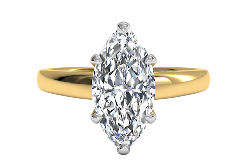 yellow gold engagement ring