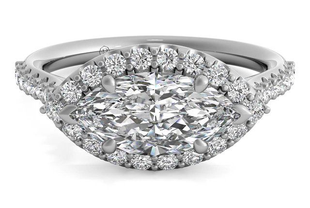 east to west marquise ring