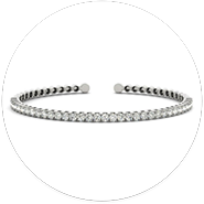 Bangle Bracelets Diamond Essentials Product Collection Image