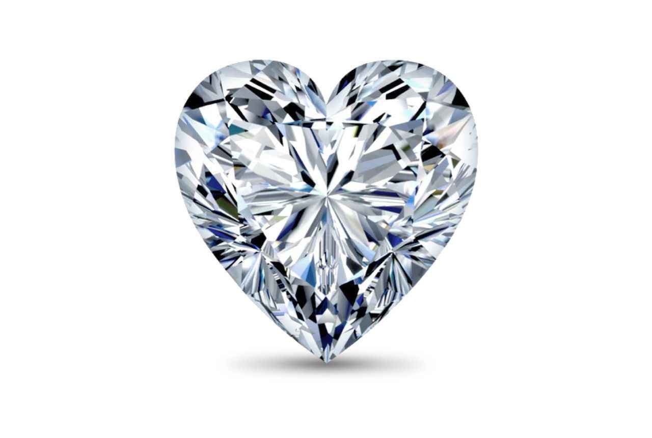 0.45 Carat Heart Lab Diamond