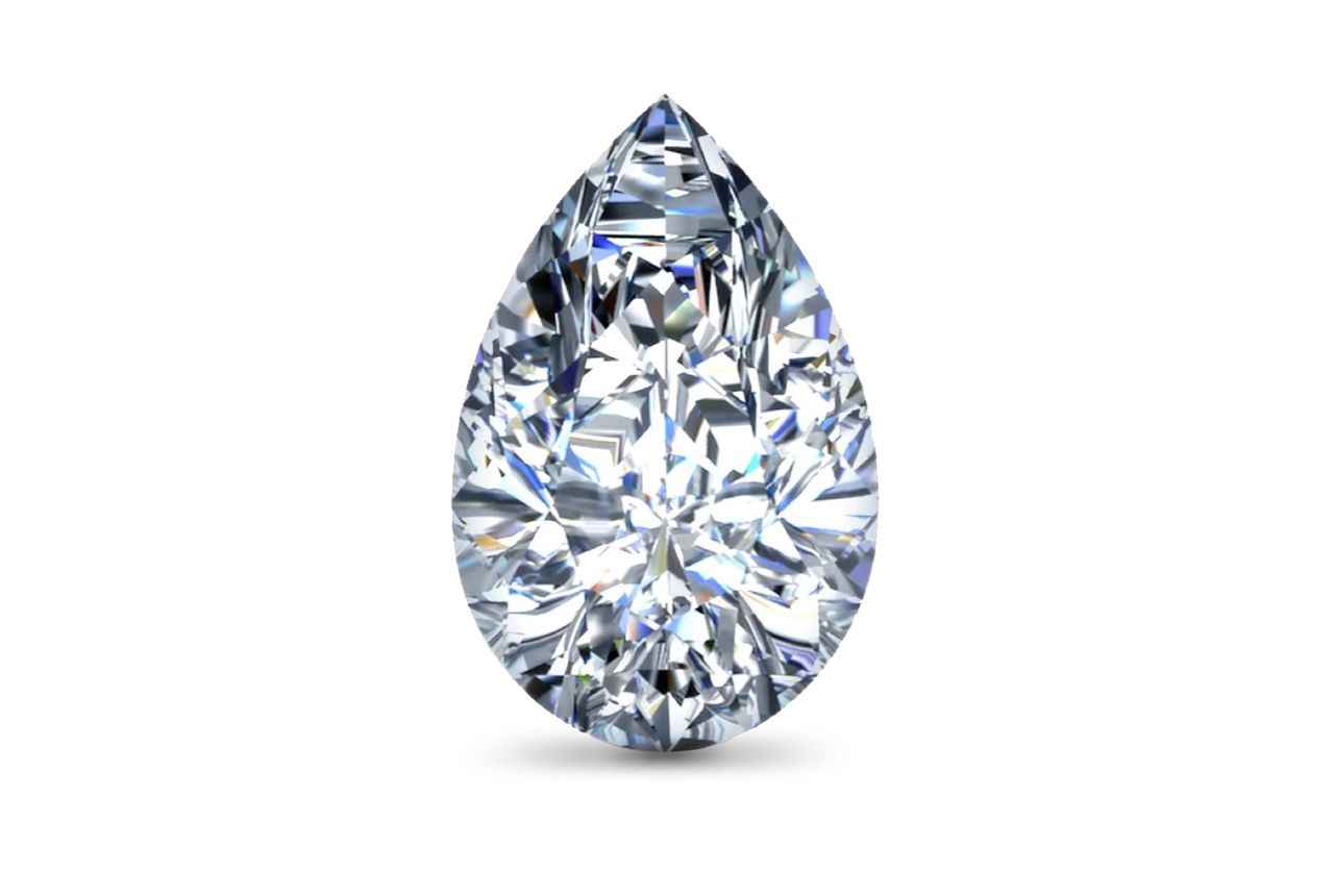 0.21 Carat Pear Diamond