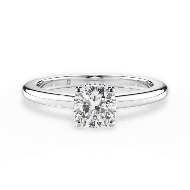 Solitaire Diamond Gallery Engagement Ring