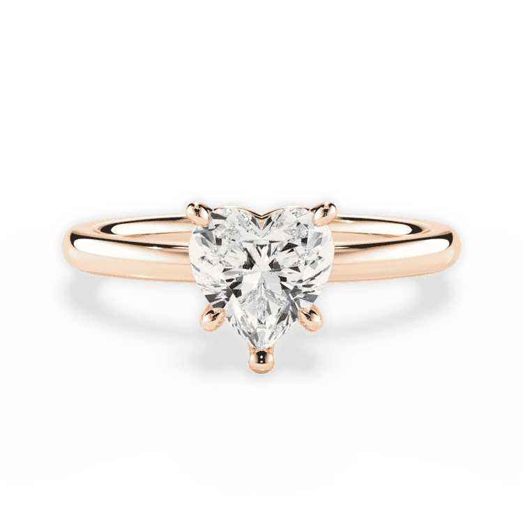 Four-Prong Solitaire Diamond Engagement Ring