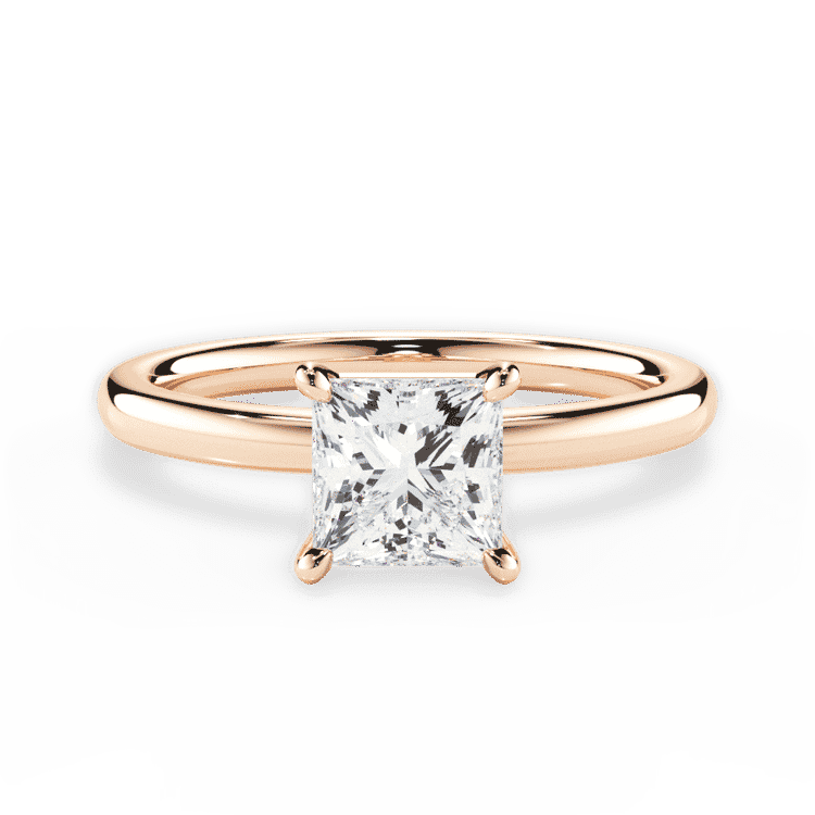 Four-Prong Solitaire Diamond Engagement Ring
