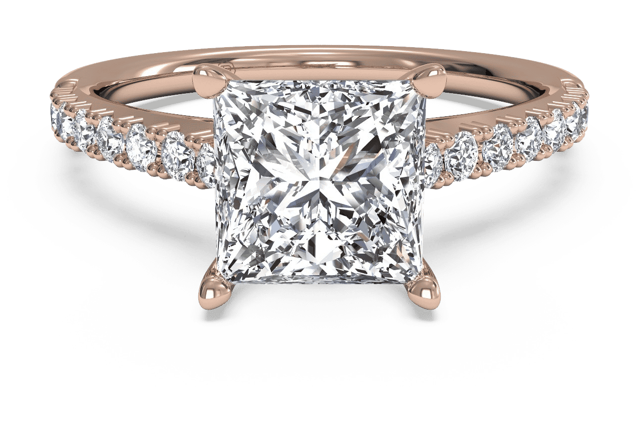 The Adele / 3.00 Carat Princess Lab Diamond