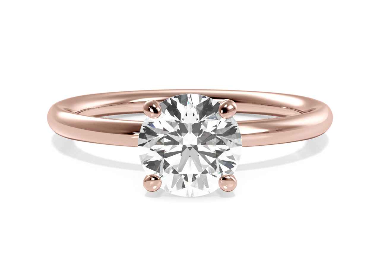 The Elodie Solitaire / 1.25 Carat Oval Lab Diamond