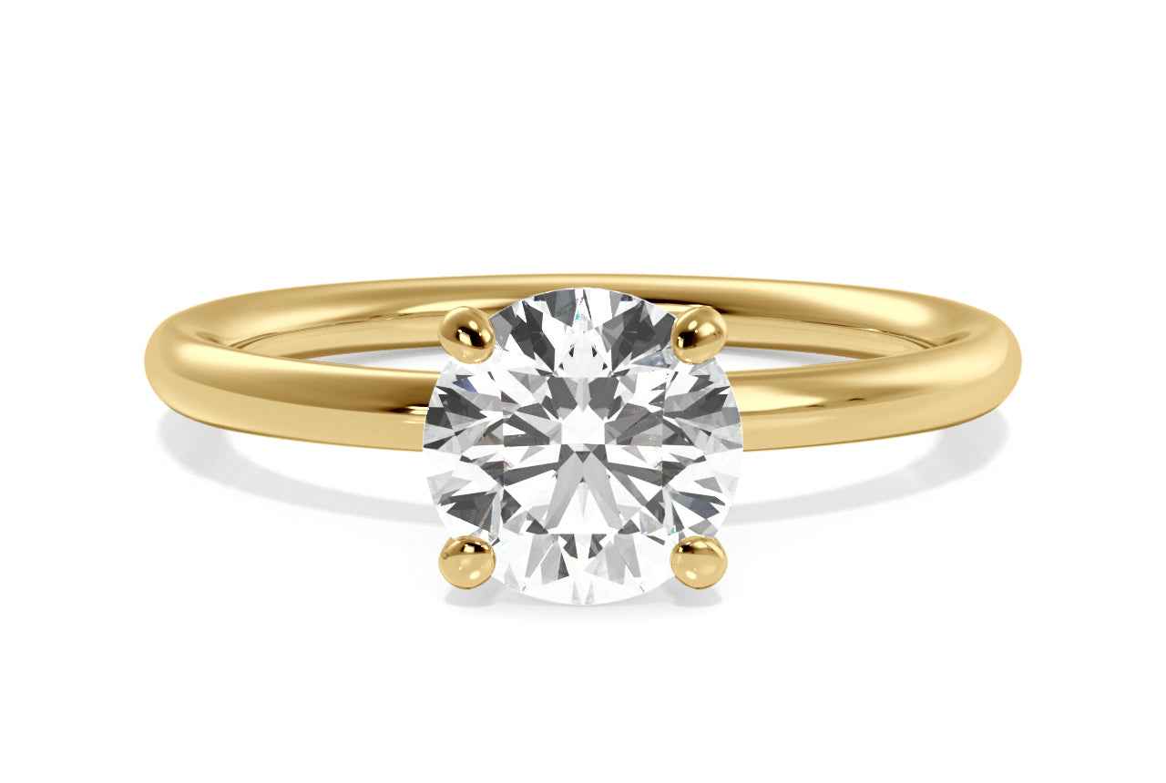 The Elodie Solitaire / 3.00 Carat Oval Lab Diamond