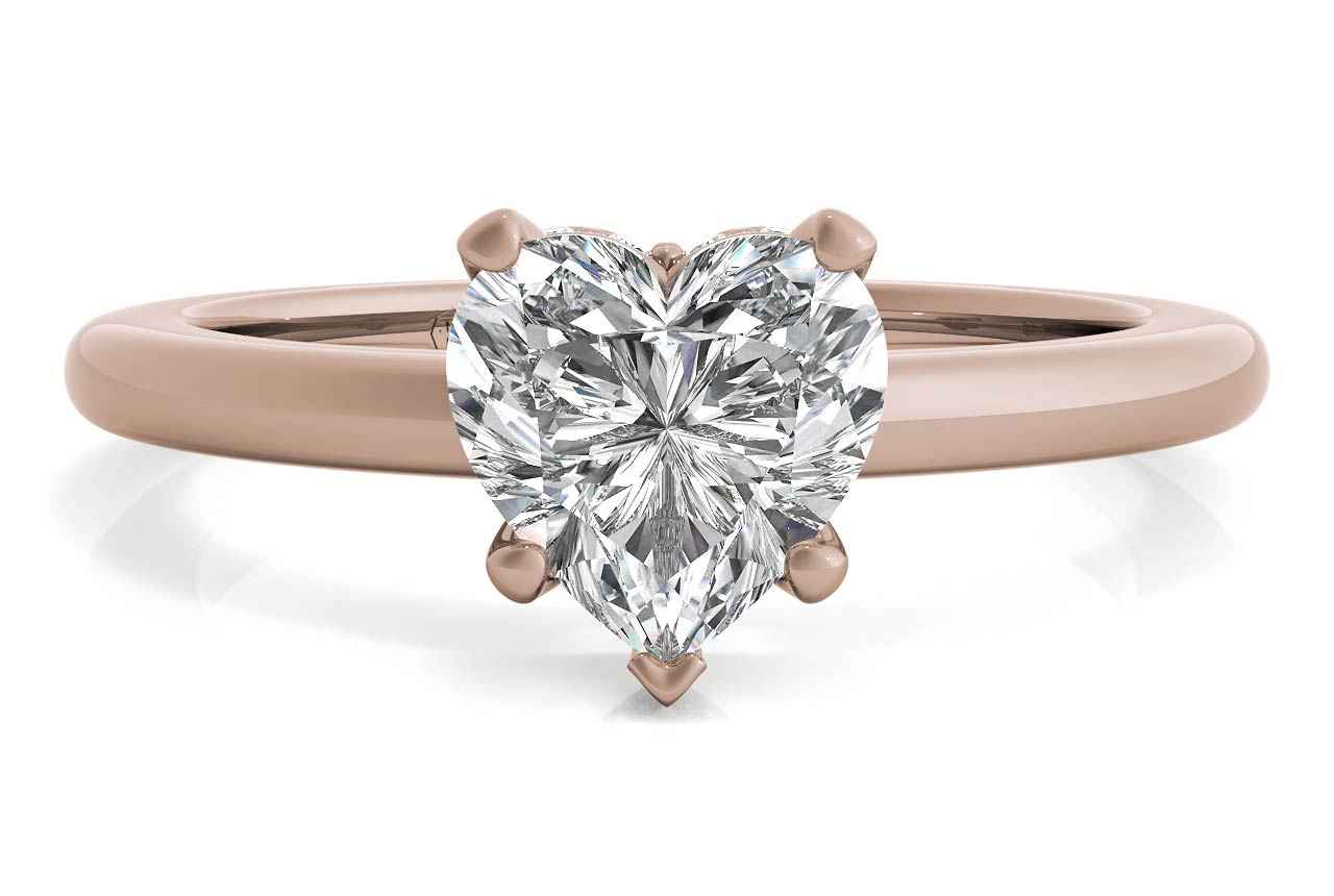 The Callista Solitaire / 1.70 Carat Heart Diamond