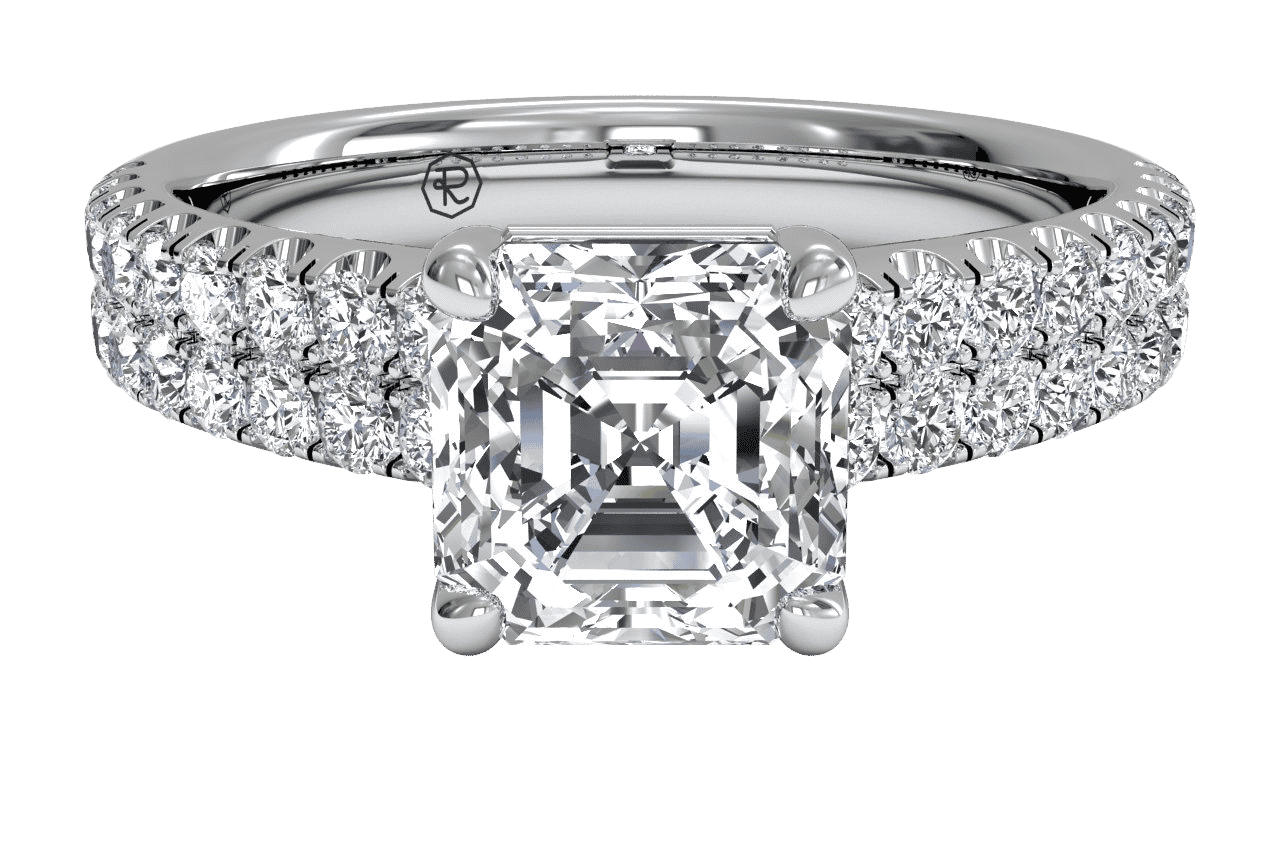 The Eliana / 1.52 CTW Asscher Diamonds