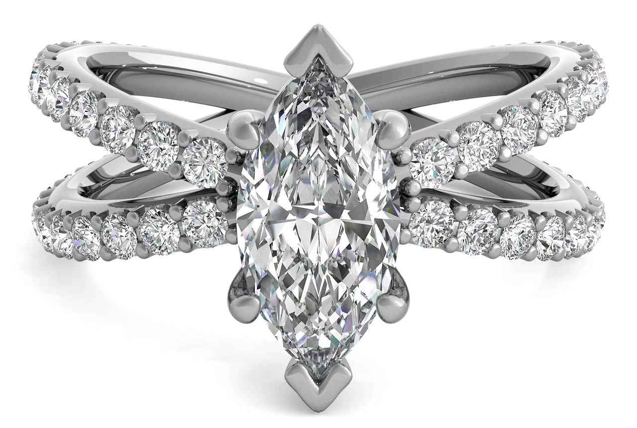 The Nora / 0.30 Carat Marquise Diamond