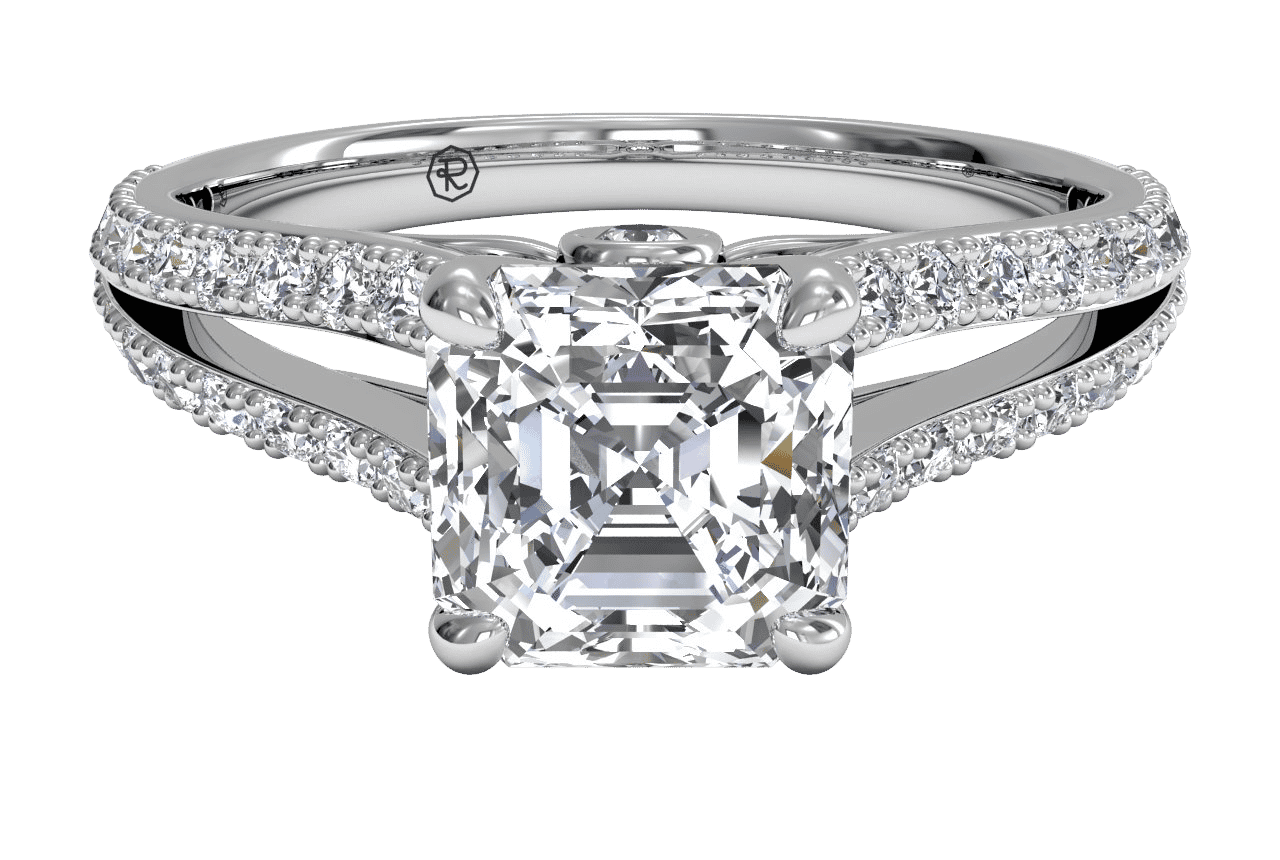 The Bicia / 0.90 Carat Asscher Diamond